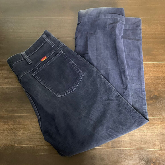 Vintage Rustler Jeans Mens 36x30 Corduroy Regular Fit Straight Leg Made In USA - Picture 1 of 16
